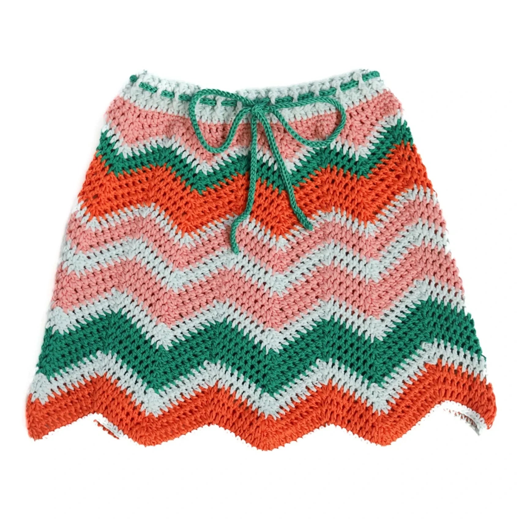 Kalinka - Falda de ganchillo Etna | Verde