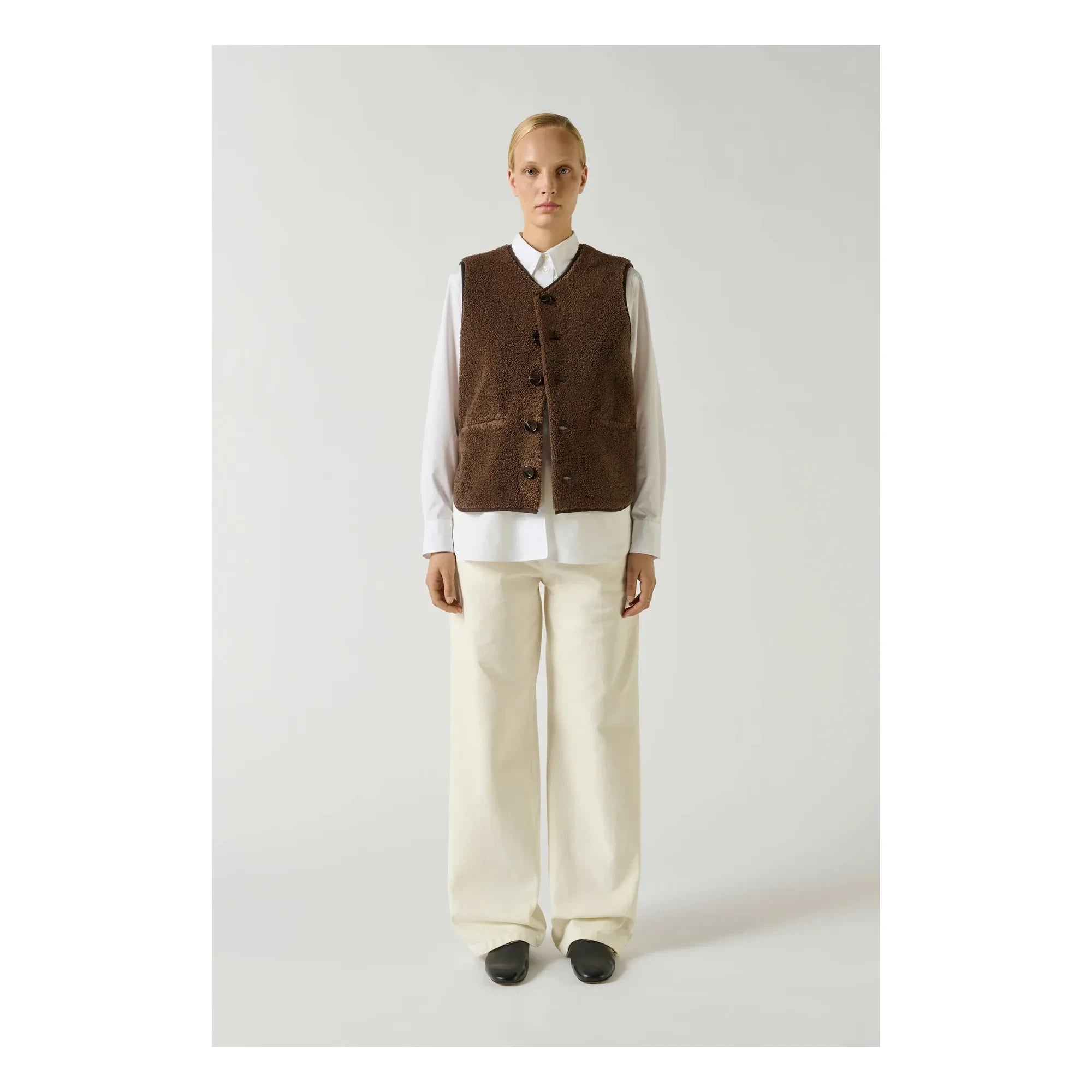 Soeur - Chaqueta Sherpa con Cremallera | Marrón