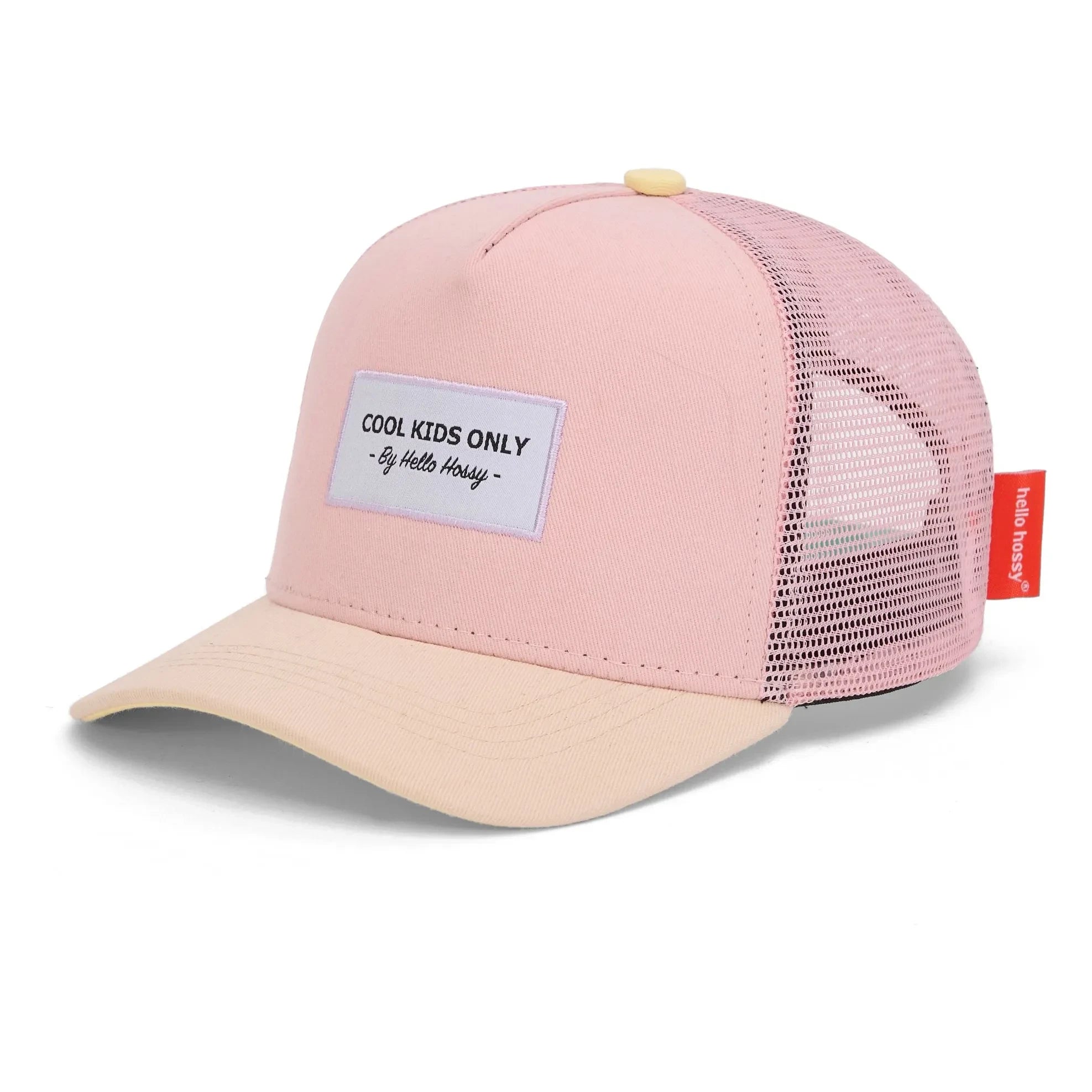 Hello Hossy - Gorra Trucker Mini Rosa Palo con Visera Curva | Rosa Palo