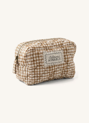 Editions Aimable - Bolsa de cosméticos Toscana | Noisette Vichy Algodón