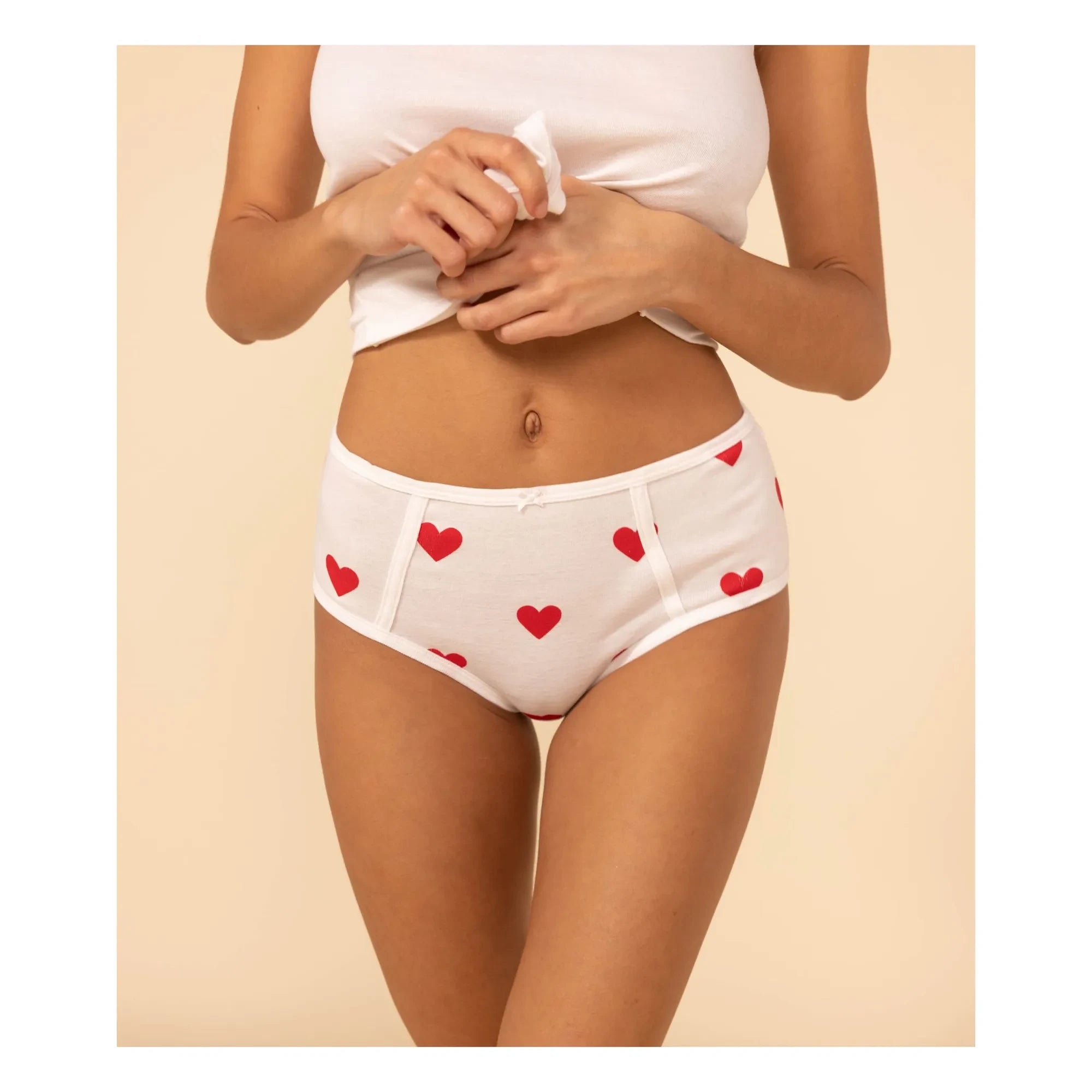 Petit Bateau - Lote de 2 faldas pantalón con volantes - Colección Mujer | Blanco