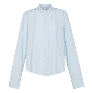 Forte Forte - Camisa de popelín de algodón Grandfather | Azul claro