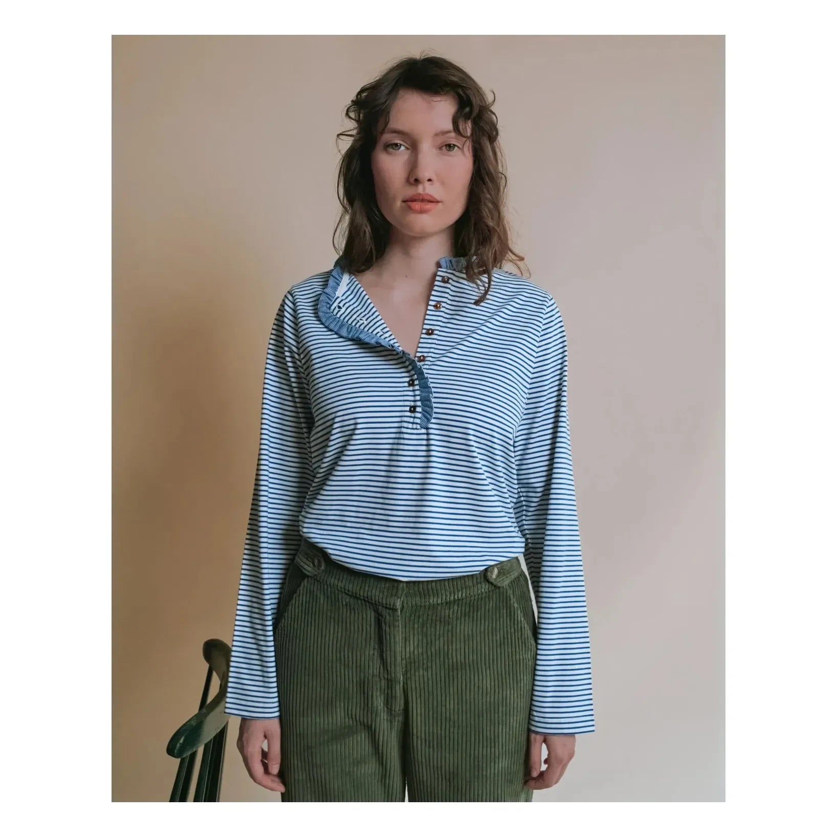 Emile et Ida - Evania Camiseta de rayas | Azul