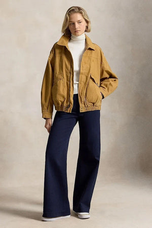 Chaqueta de entretiempo de algodón para mujer Polo Ralph Lauren
