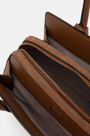 Bolso baguette Laila de ante para mujer MICHAEL Michael Kors