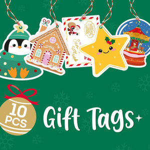 Legami - Set de 10 Etiquetas de Regalo de Navidad