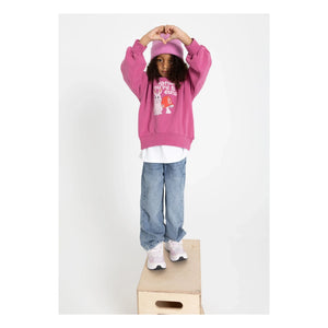 Hundred Pieces - Bisiklet yaka sweatshirt | Fuşya
