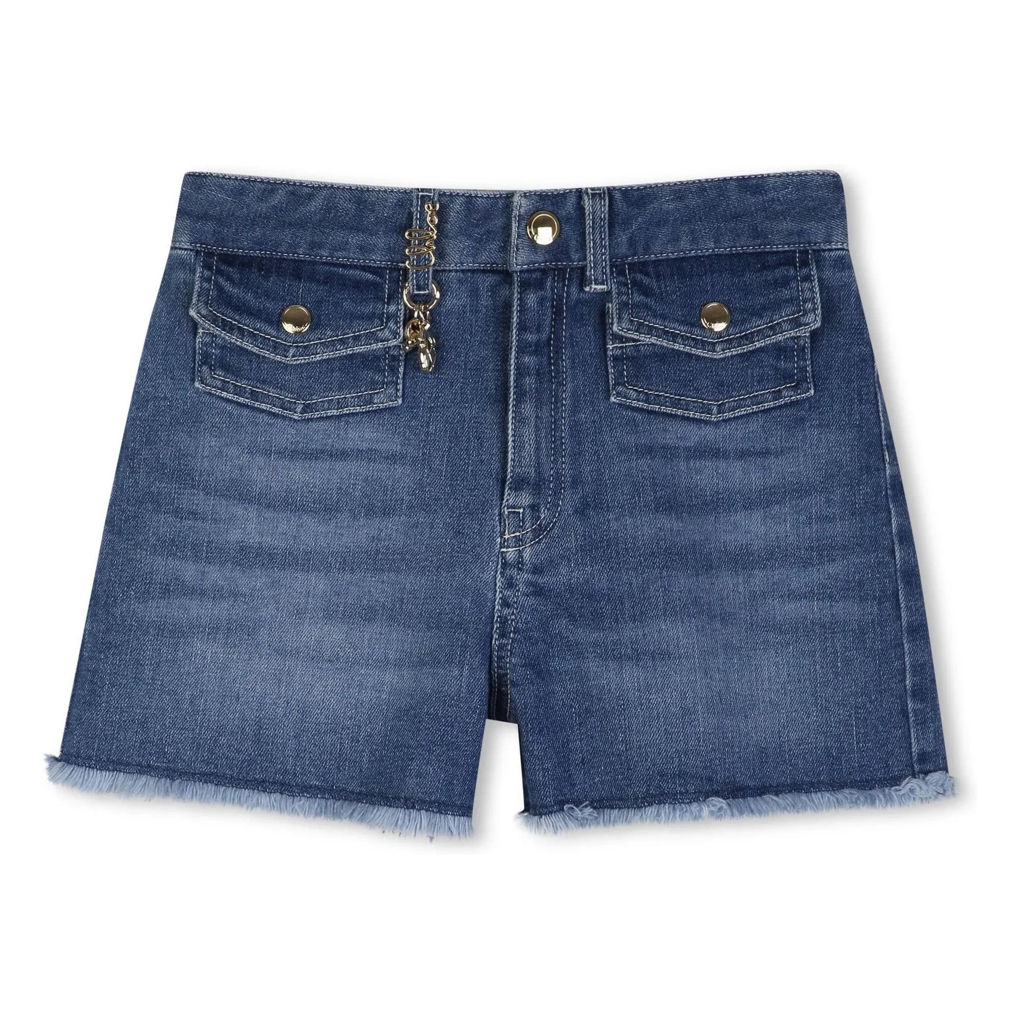 Chloé - Shorts de mezclilla orgánicos | Azul