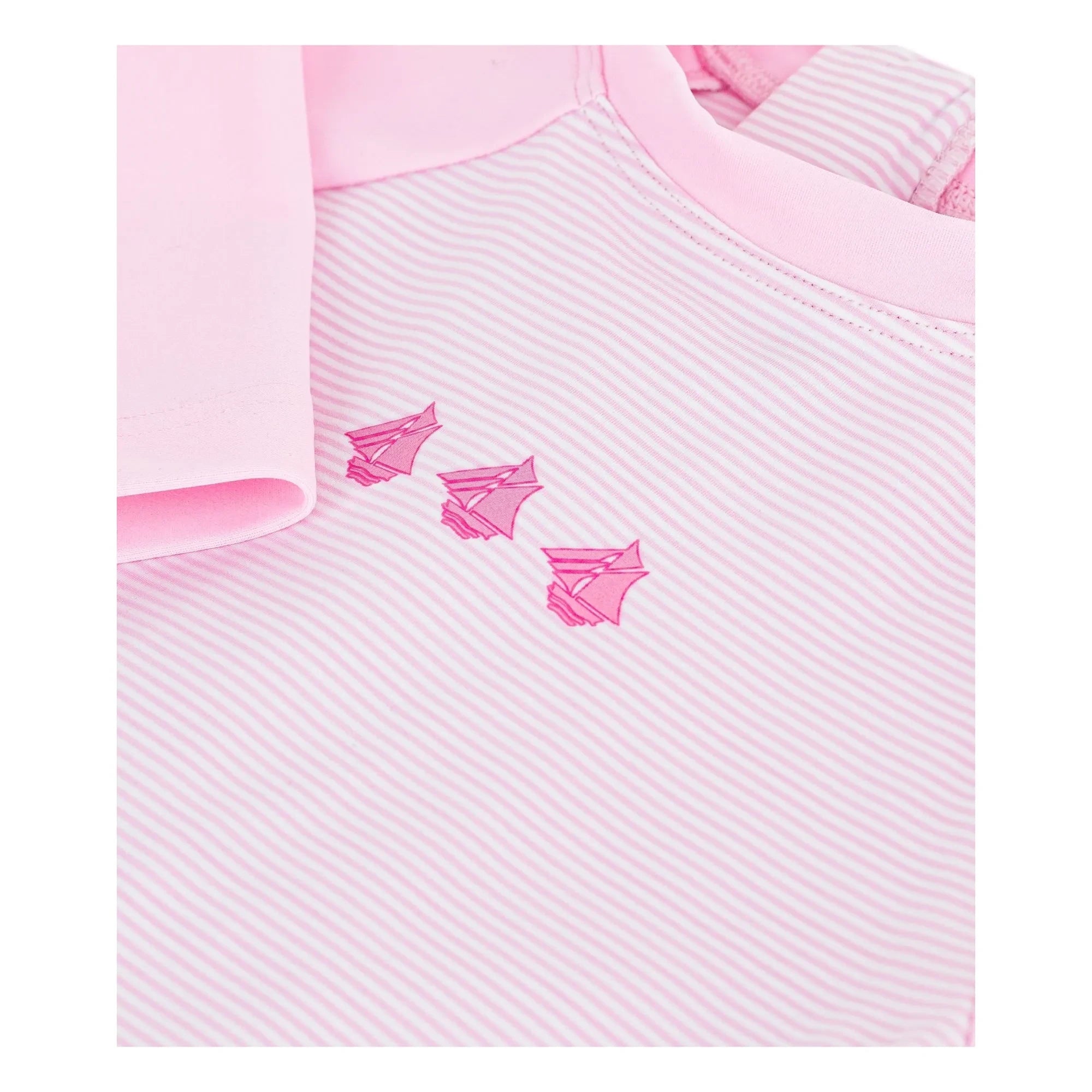 Petit Bateau - Bañador con protección UV a rayas | Rosa