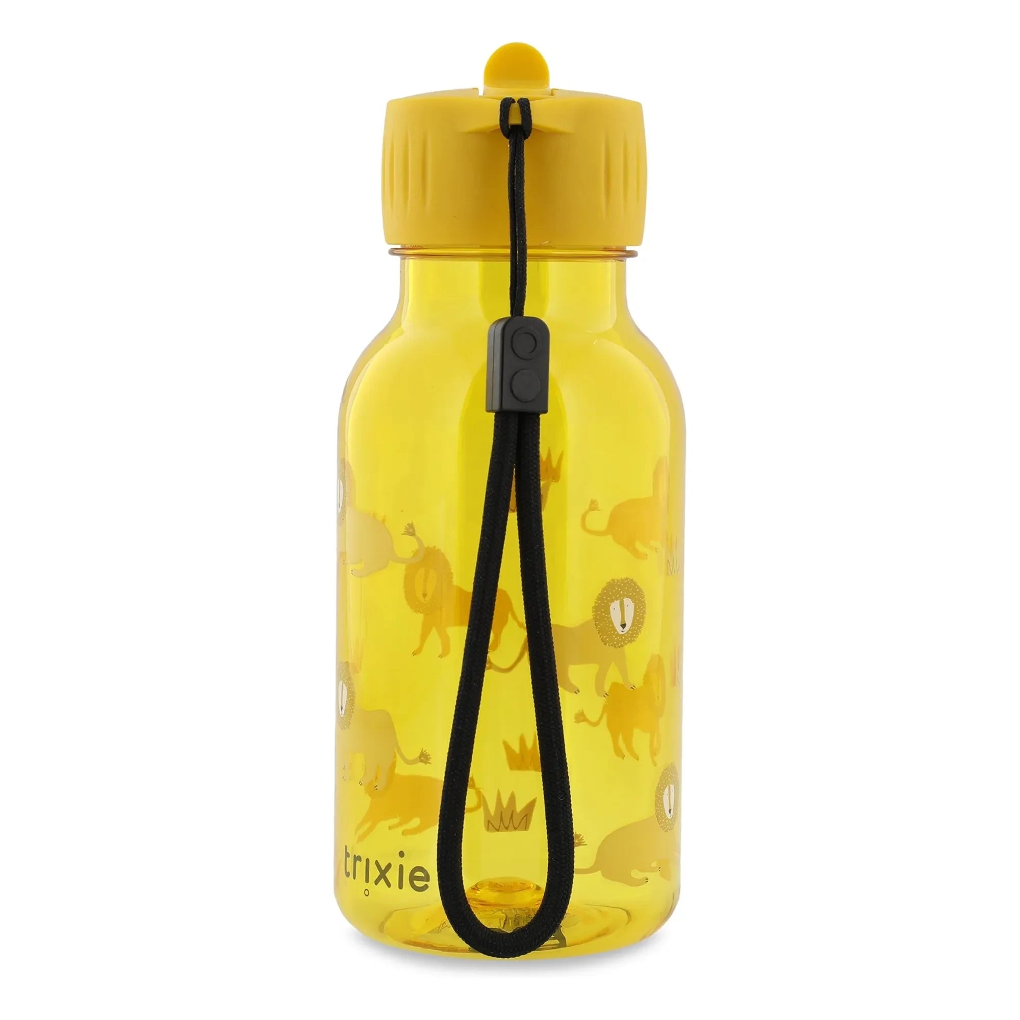 Trixie - Botella de agua Tritan™ Lively Lion de 350ml | Amarillo