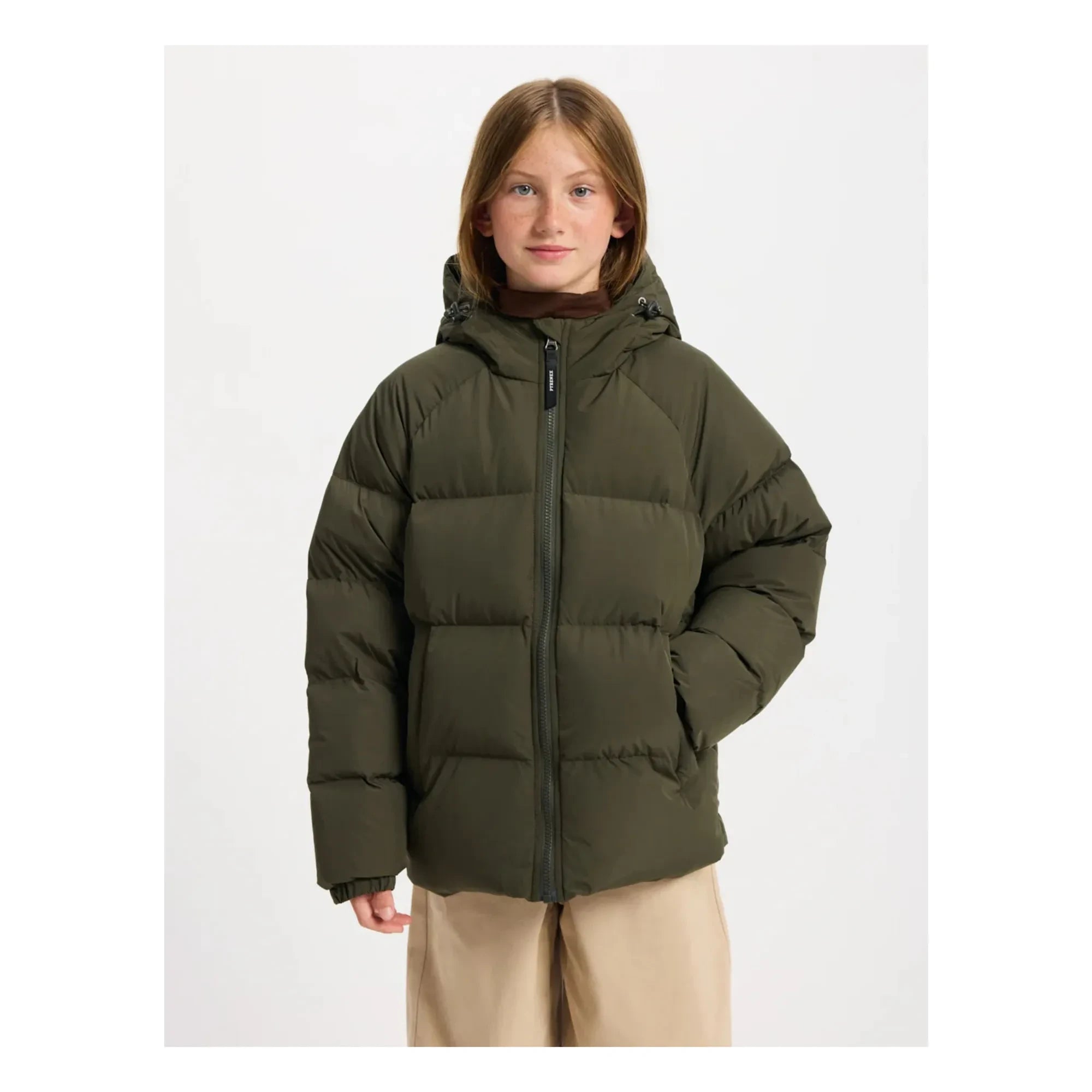 Pyrenex - Chaqueta de Plumón Sten Smooth con Relleno de Fibra Reciclada | Caqui
