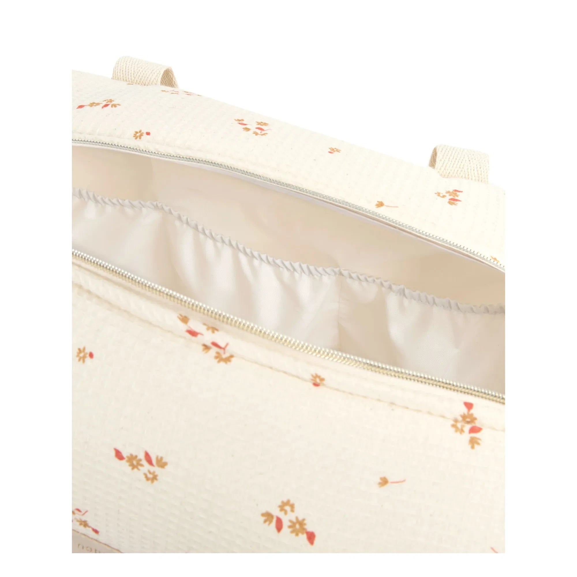 Nobodinoz - Bolso de maternidad impermeable, algodón orgánico Opéra Lily | Crudo