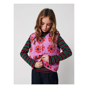 Bobo Choses - Chaleco sin mangas de algodón orgánico Kaleidoscope | Lila