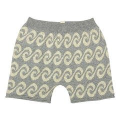 Bayiri - Pantalones cortos de río de punto de algodón orgánico | Gris