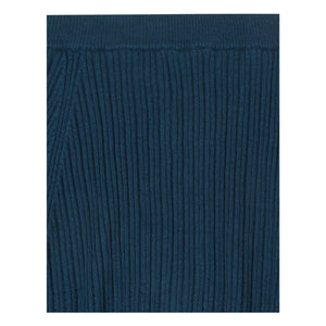 FUB - Falda Pointelle de Punto Fino de Algodón Orgánico | Azul Marino