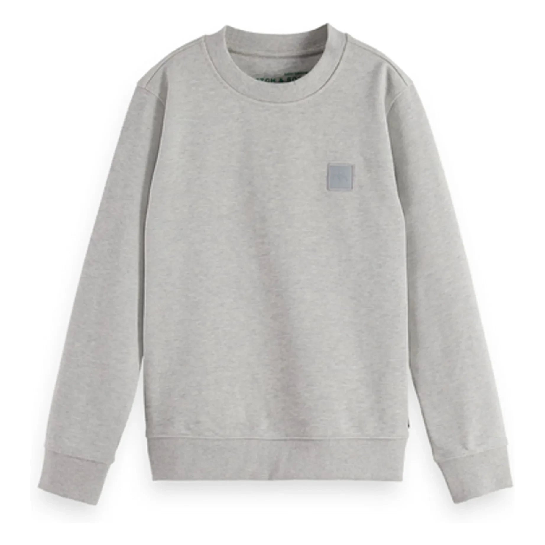 Scotch & Soda - Sudadera con parche del logo | Gris jaspeado