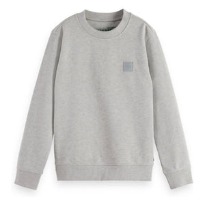 Scotch & Soda - Sudadera con parche del logo | Gris jaspeado