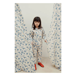 Emile et Ida - Pantalón acolchado con estampado floral | Crudo