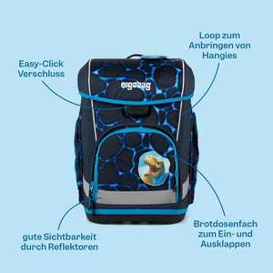 Ergobag - Set de Mochilas Escolar cubo Wonbearcastle