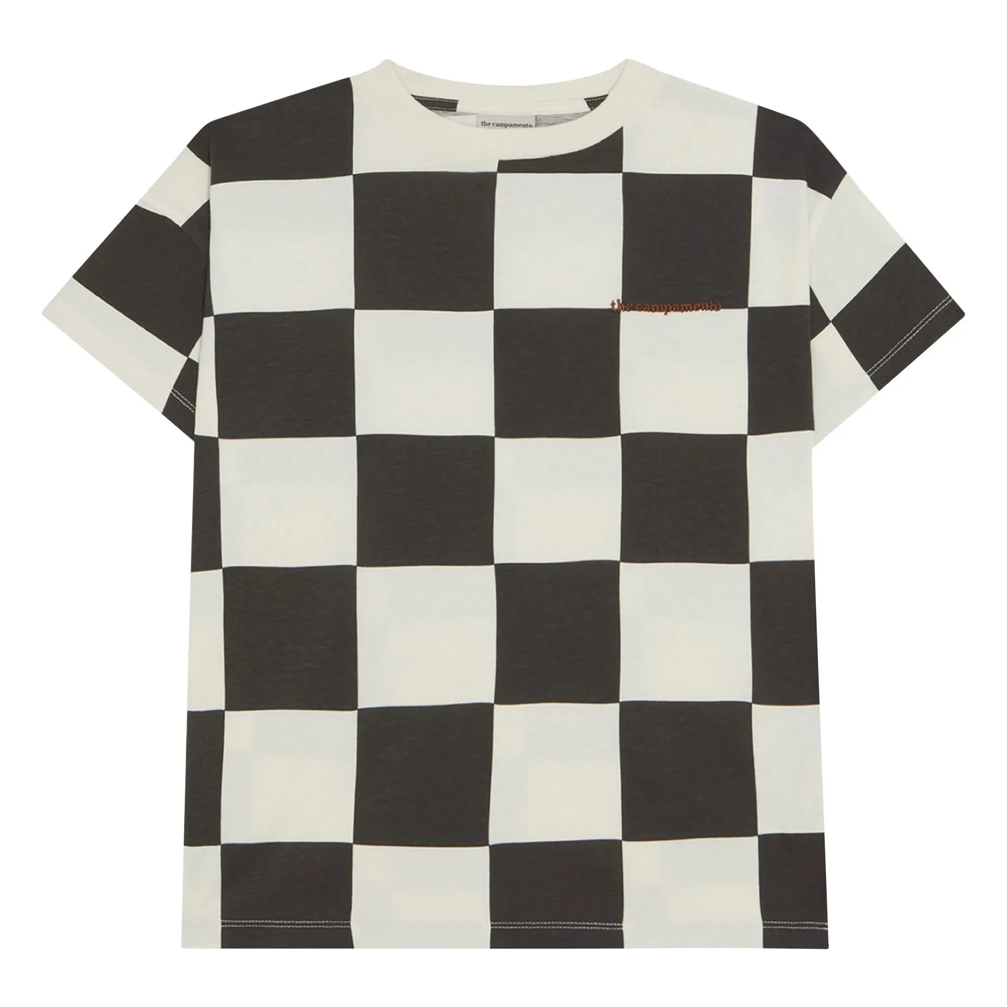 The Campamento - Damier Camiseta | Crudo