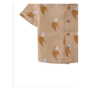Gingersnaps - Camisa de lino Ekko Banana | Beige