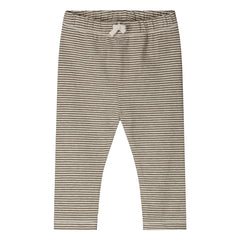 Gray Label - Mallas de algodón orgánico a rayas | Marrón caqui