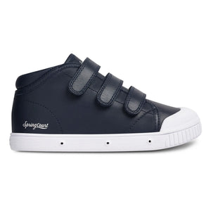 Spring Court - Zapatillas deportivas de caña alta con velcro B2 Nappa | Azul marino