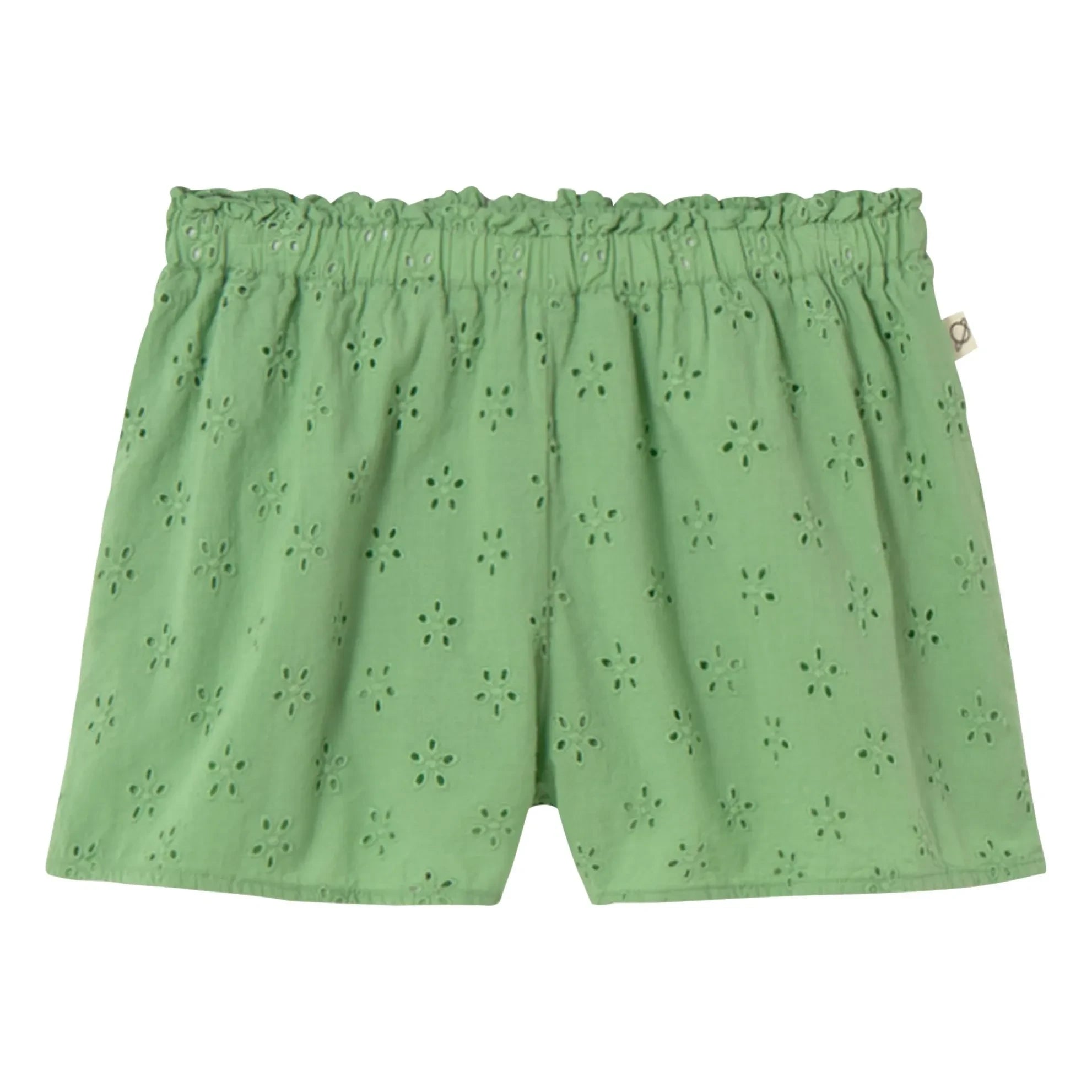 Cozmo - Shorts bordados de rubí | Verde prado