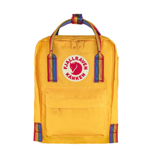 Mochila unisex Fjällräven Kånken - Rainbow Mini, amarilla