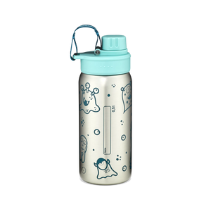 Ergobag - Botella de acero inoxidable Petrol