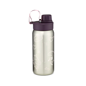 Ergobag - Botella de Acero Inoxidable Morada