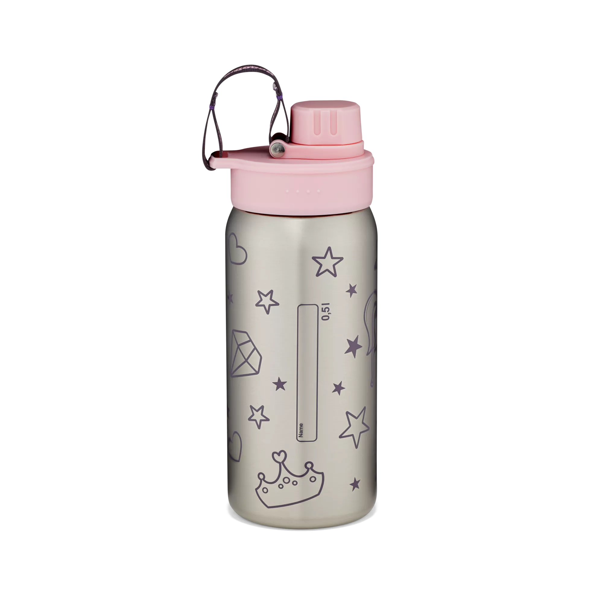 Ergobag - Botella de acero inoxidable Rose