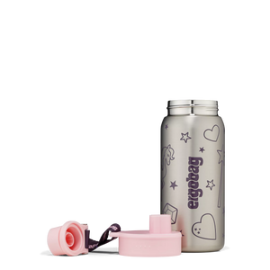 Ergobag - Botella de acero inoxidable Rose
