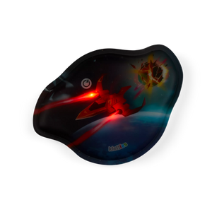 Ergobag - Adorno de velcro LED Sound Space Racer