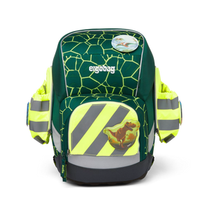 Ergobag - Bolsillo lateral con cremallera y reflectante amarillo