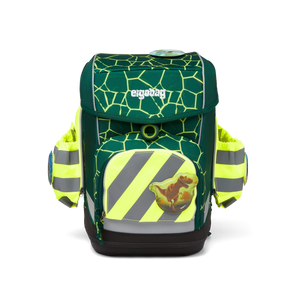 Ergobag - Bolsillo lateral con cremallera y reflectante amarillo