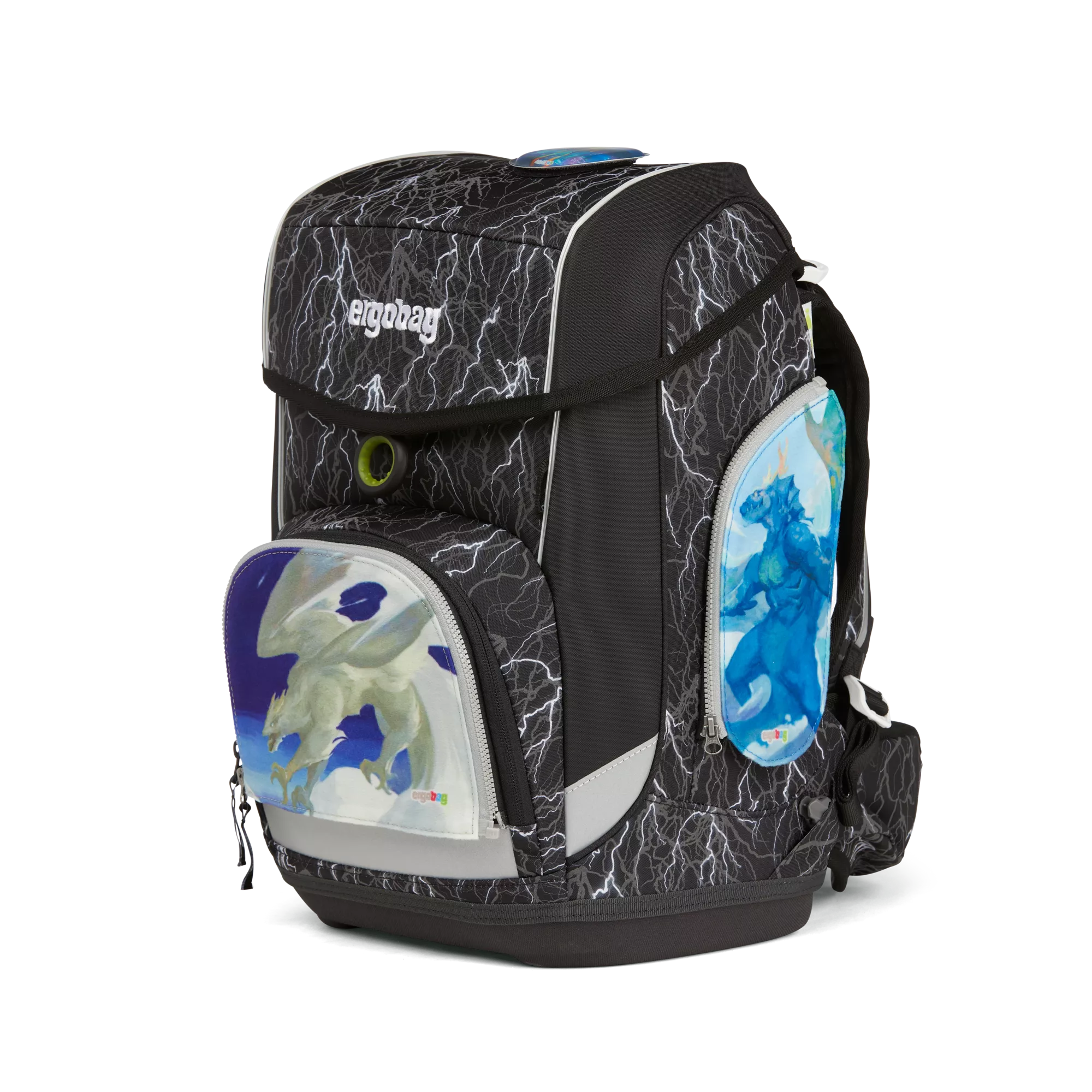 Ergobag - Adorno de cremallera Dragones