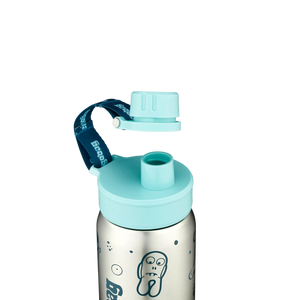 Ergobag - Botella de acero inoxidable Petrol