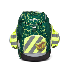 Ergobag - Bolsillo lateral con cremallera y reflectante amarillo