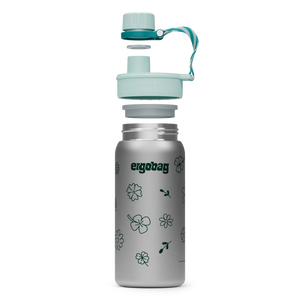 Ergobag - Botella de acero inoxidable Flowers