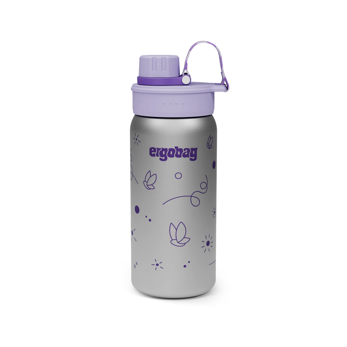 Ergobag - Botella de acero inoxidable Mariposa