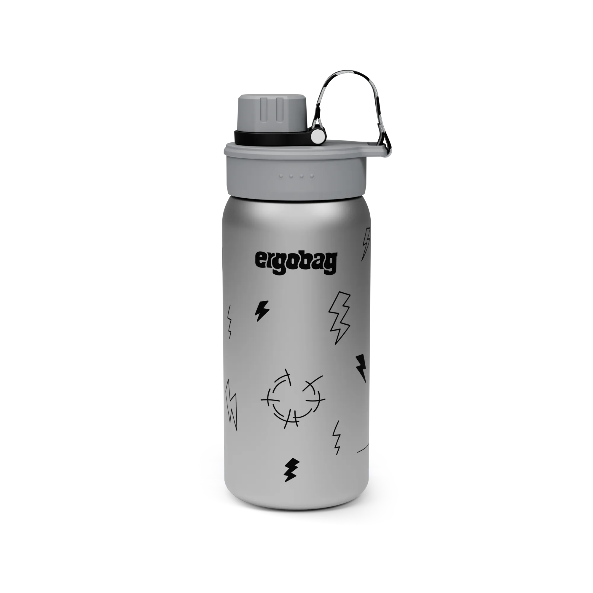 Ergobag - Botella de acero inoxidable Thunderstorm