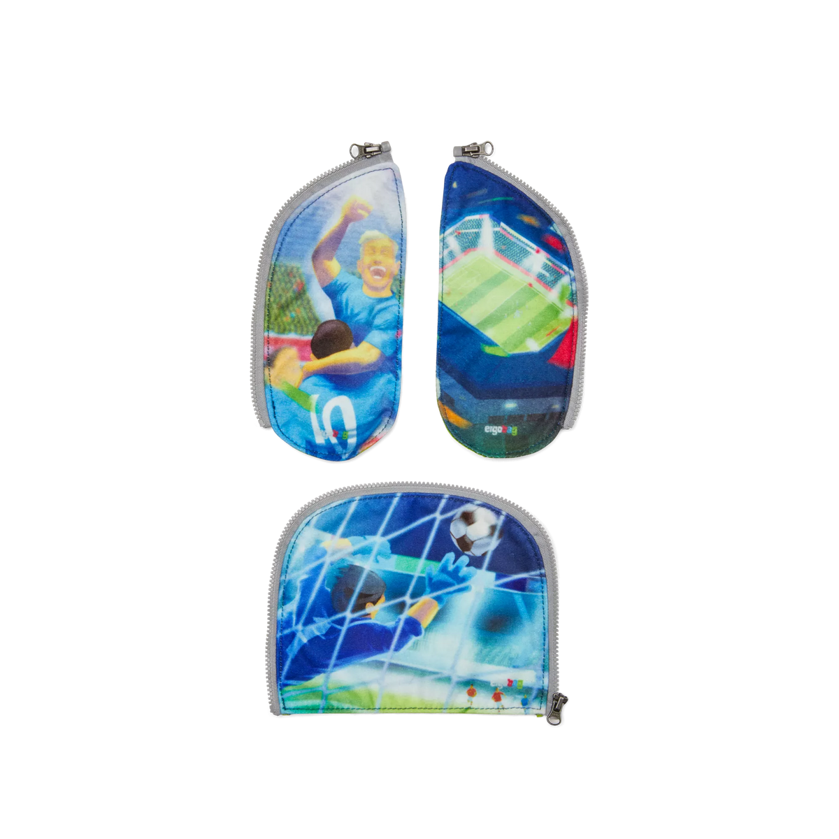 Ergobag - Adorno de cremallera Fútbol