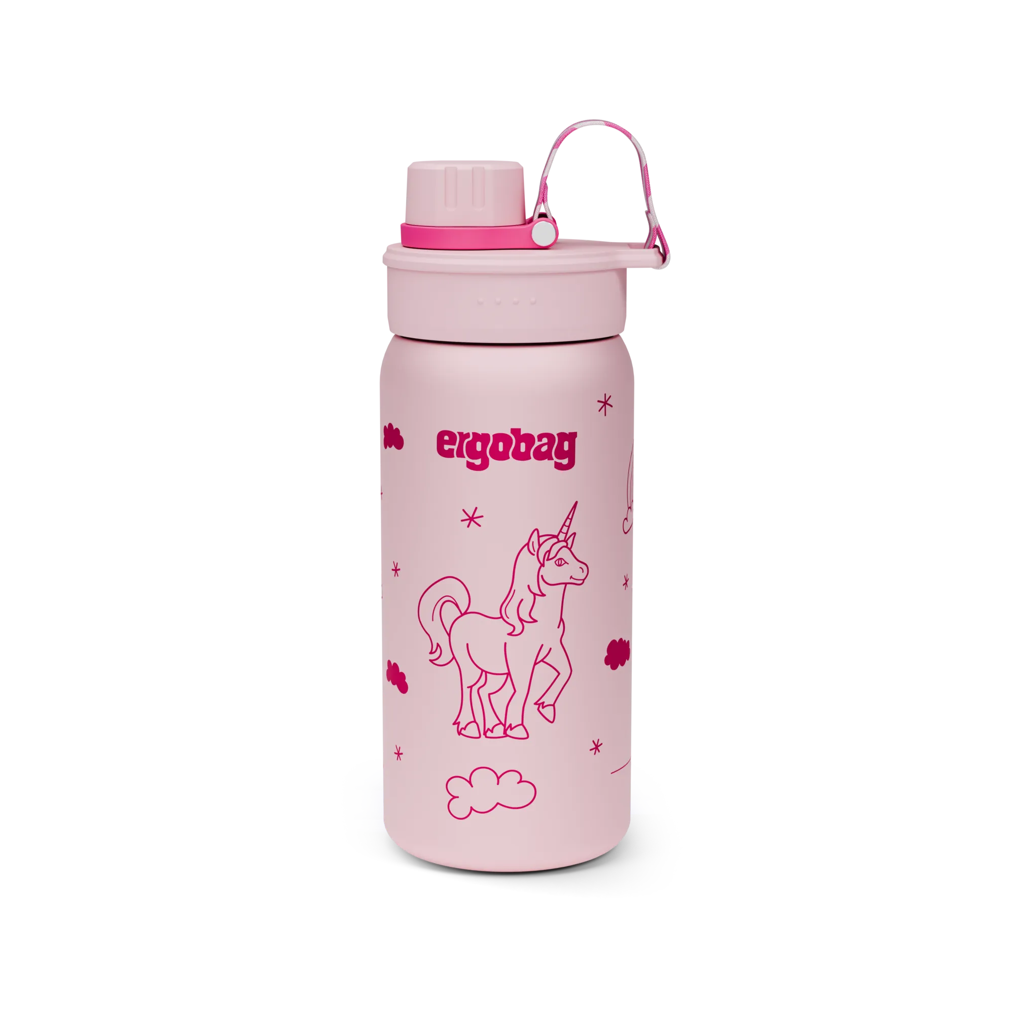 Ergobag - Botella de acero inoxidable Unicornio