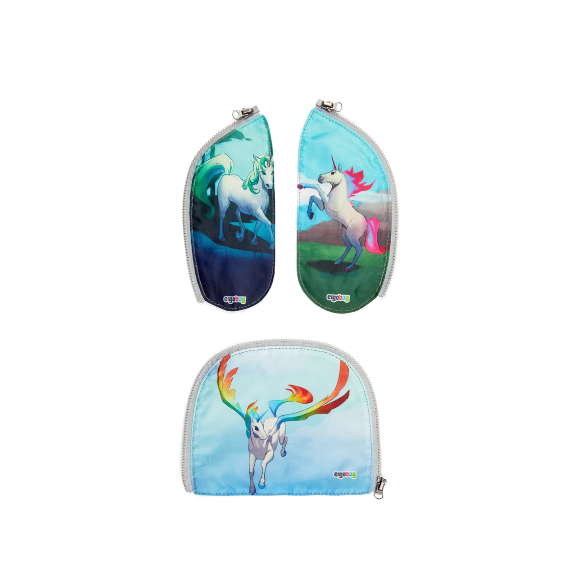 Ergobag - Adorno de cremallera Unicornios