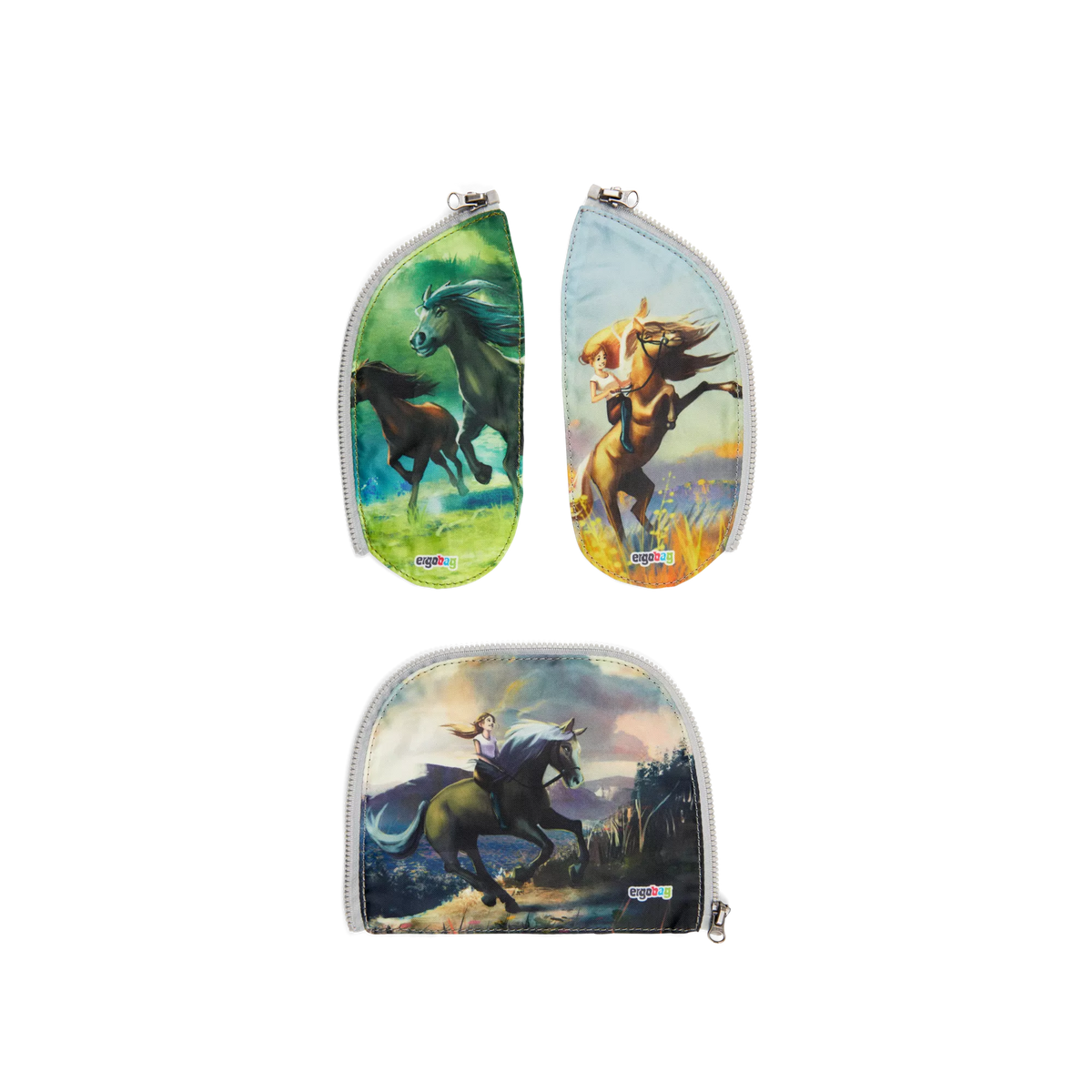 Ergobag - Adorno de cremallera Horse Adventure