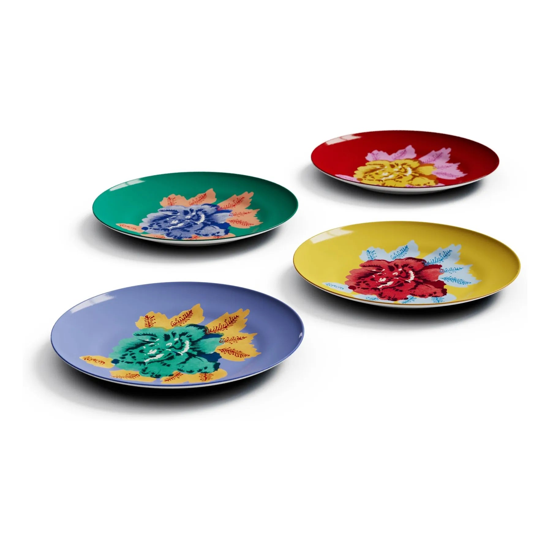 Lisa Corti - Platos de postre Indian Tiger - Juego de 4