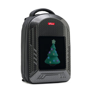 Mochila de titanio iPixi de tamaño mediano con pantalla LED