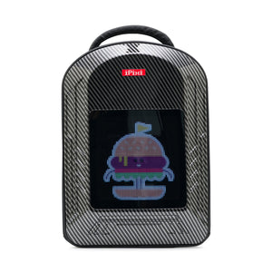 Mochila de titanio iPixi de tamaño mediano con pantalla LED