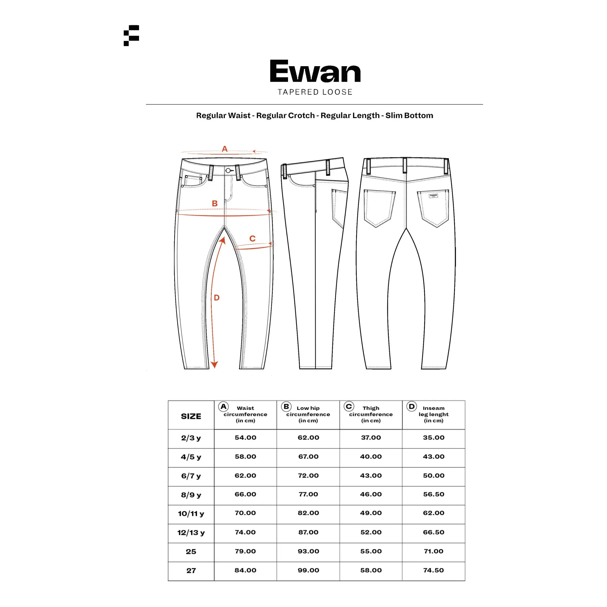 Finger in the nose - Jean Comfort Ewan | Denim vintage azul